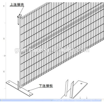 Baustelle vorübergehende Zäune, temporäre Zaun Panel, Kanada temporäre Zaun